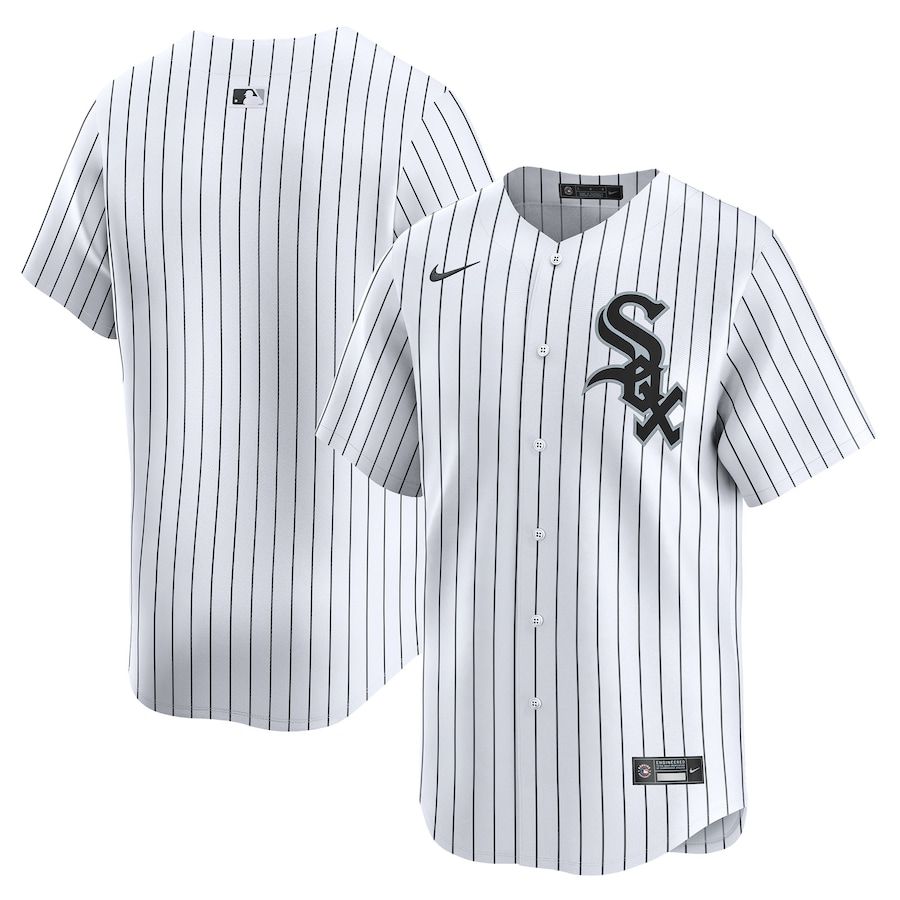 Men Chicago White Sox Blank Nike White Home Limited MLB Jersey